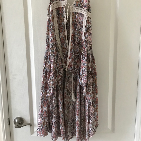 Bohemian style tie on wrap - Picture 2 of 6